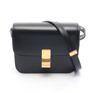 Celine Classic Box Bag black smooth calfskin leather